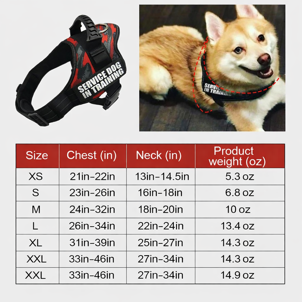 Zoomie Pawz Service Dog Training Harness