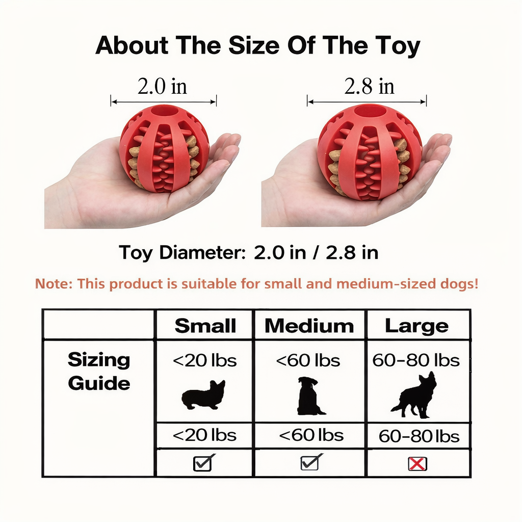 Zoomie Pawz Treat and Teeth Cleaning Ball