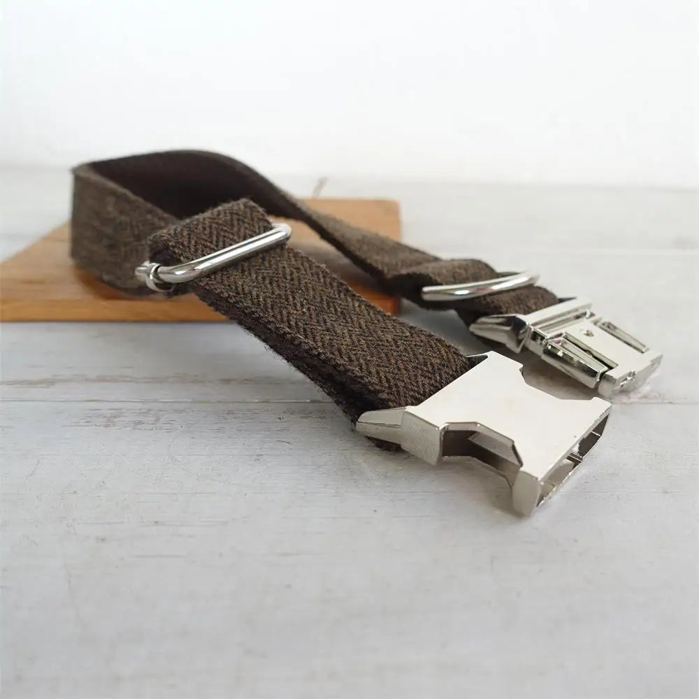 Personalized Dog Collar Customized Pet Collars Free Engraving ID Name Tag Pet Accessory Thick Suit Fiber Puppy Collar Leash