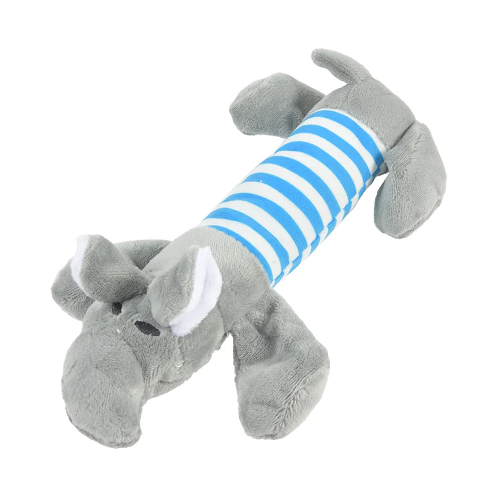 Zoomie Pawz Durable Plushie Dog Toy (Multiple Animal Styles)