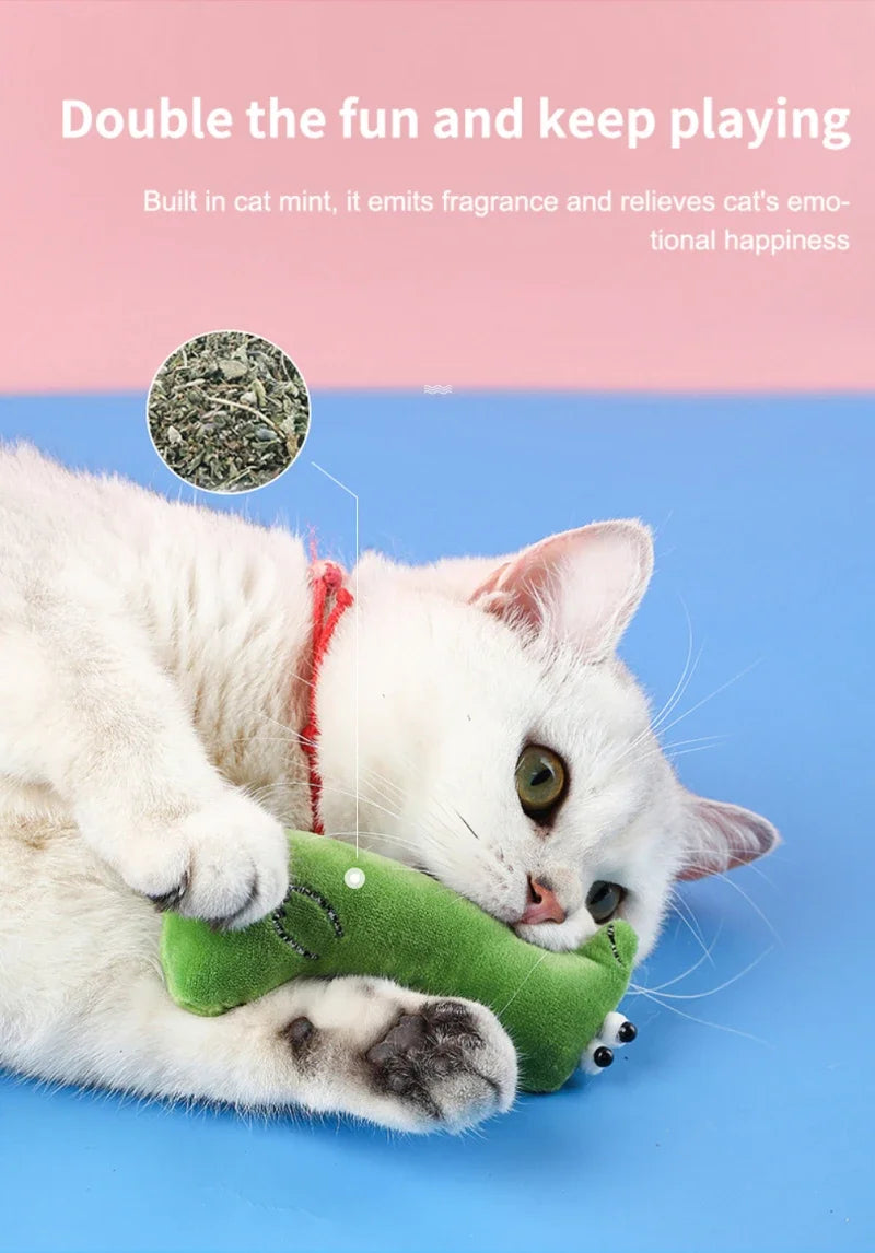 Catnip Pets Toy Cats Supplies for Cute Cat Toys Puppy Kitten Teeth Grinding Cat Plush Thumb Pillow Protect Mouth Pet Accessories