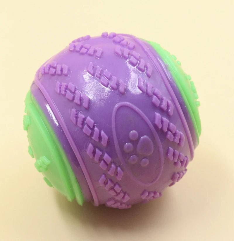 Zoomie Pawz Interactive Soft Squeaky Dog Ball