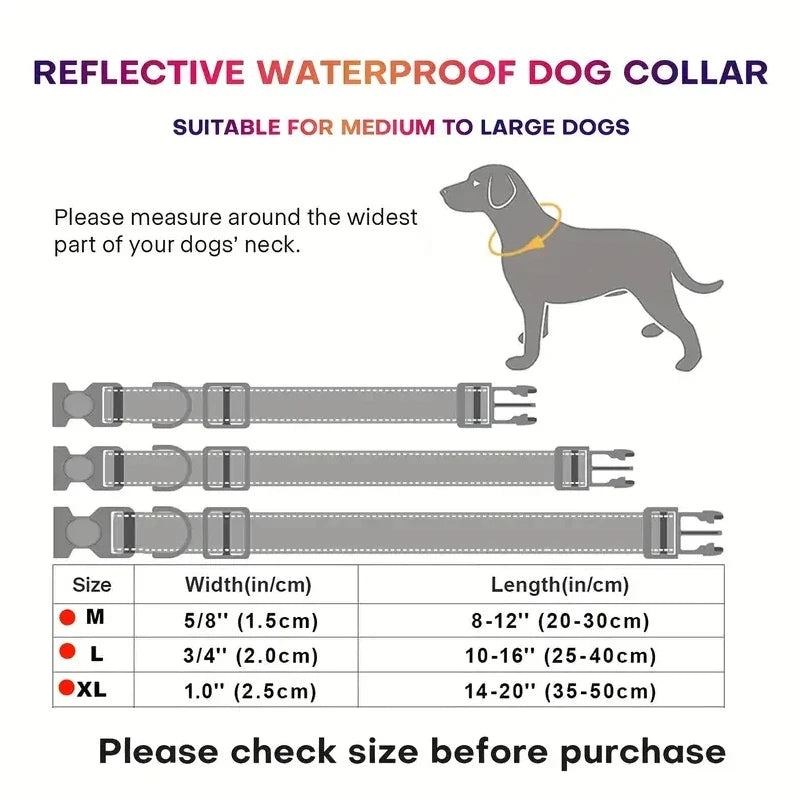 Zoomie Pawz Waterproof Plastic PVC Rubber Dog Collars