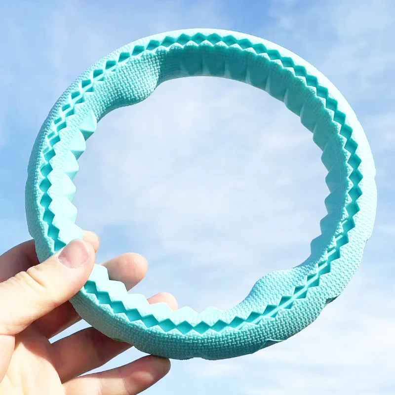 Zoomie Pawz Durable Fly, Fetch, and Float Ring Dog Toy