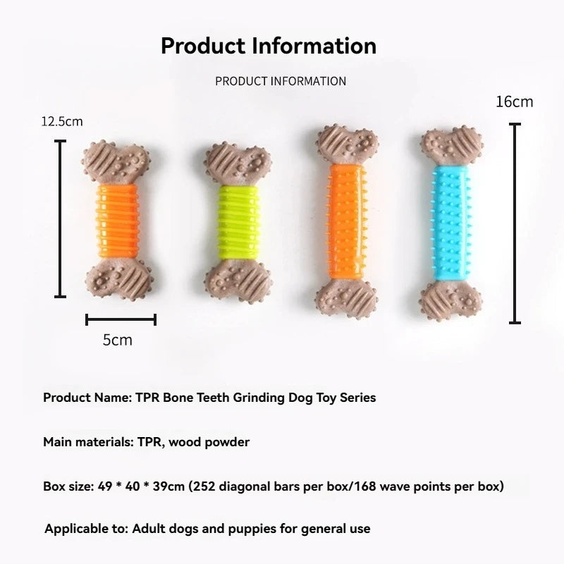 Zoomie Pawz Durable Dental Chew Dog Toys
