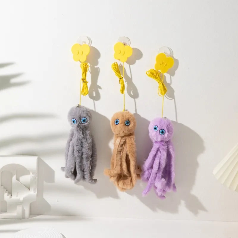 Interactive Cat Toy Hanging Simulation Cat Game Funny Self-hey Toys for Kitten Playing Teaser Wand Games Cat Supplies