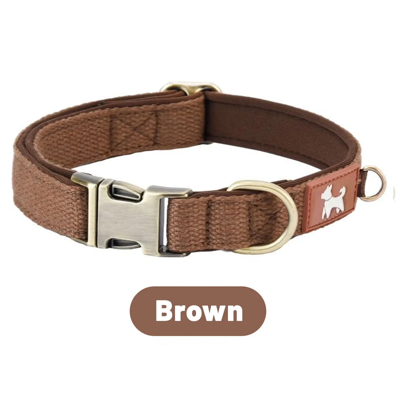 Zoomie Pawz Double- Layered Soft Dog Collar