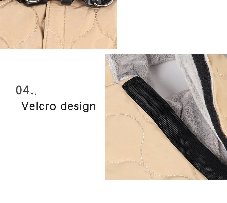 Zoomie Pawz Windproof Winter Pet Coat