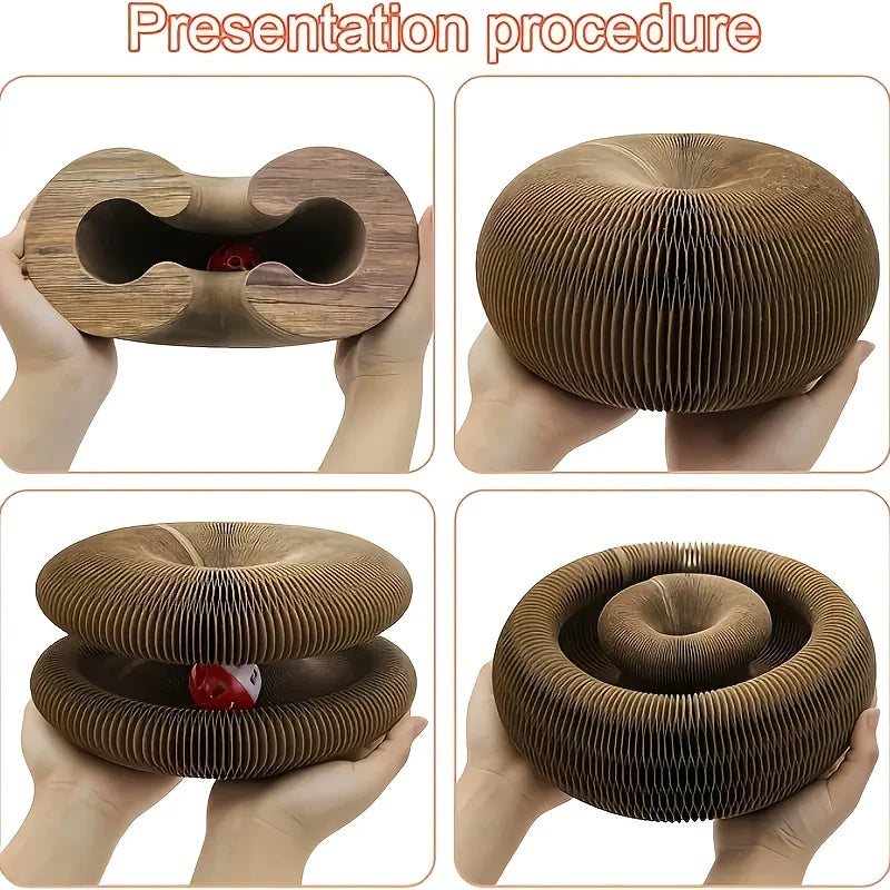 Interactive Cat Scratcher Toy - Fun Teaser & Scratch Board. Durable, Encourages Natural Play. Perfect Gift for Cats! Shop Now.