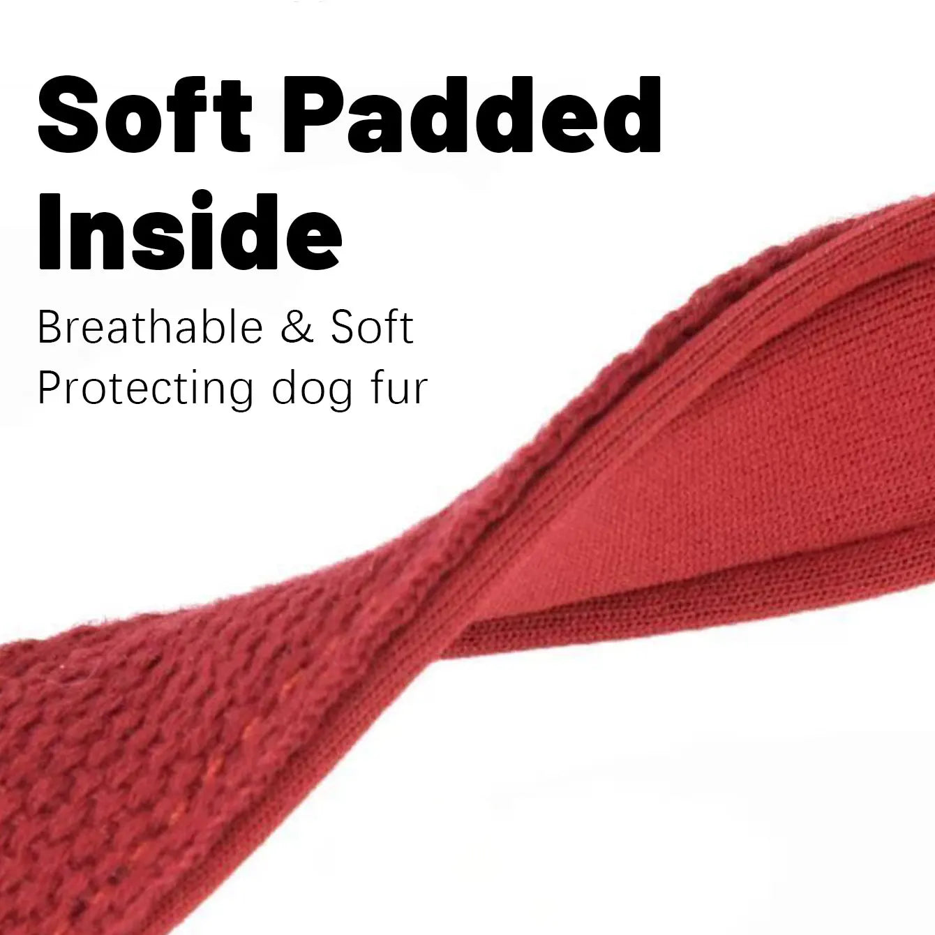 Zoomie Pawz Double- Layered Soft Dog Collar