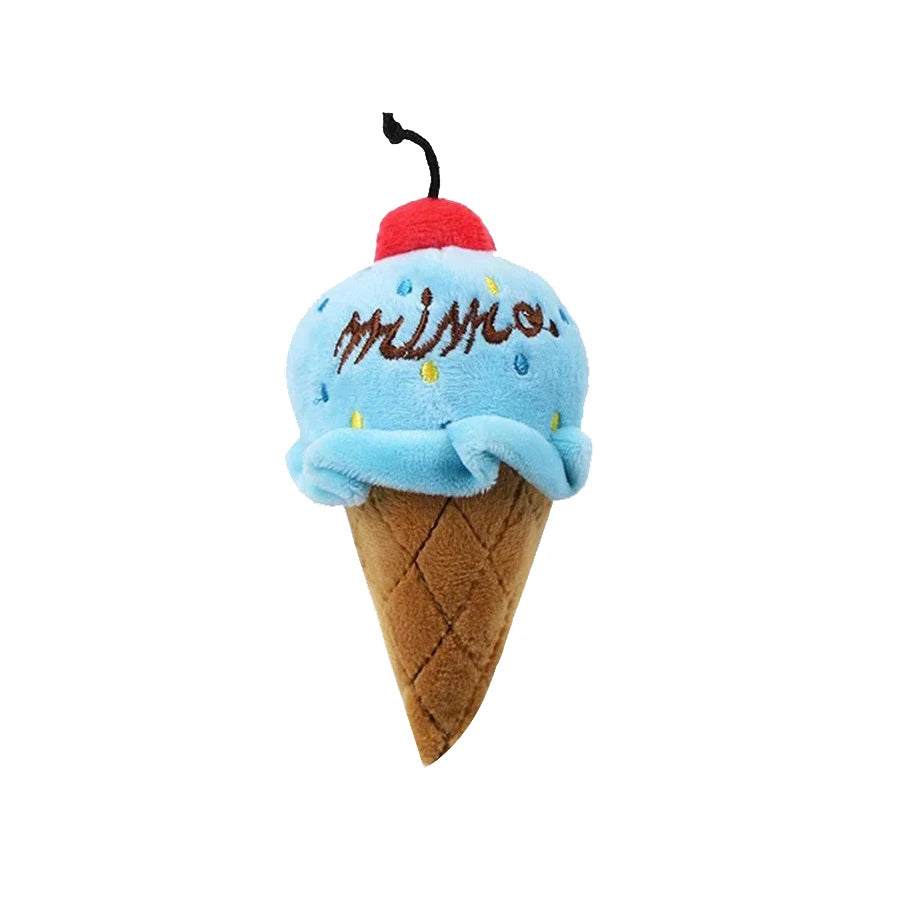  Cat Dog Toys Chew Squeak Toy Cats Dogs Interactive Plush Fruit Snacks And Vegetable Doll Pet Products