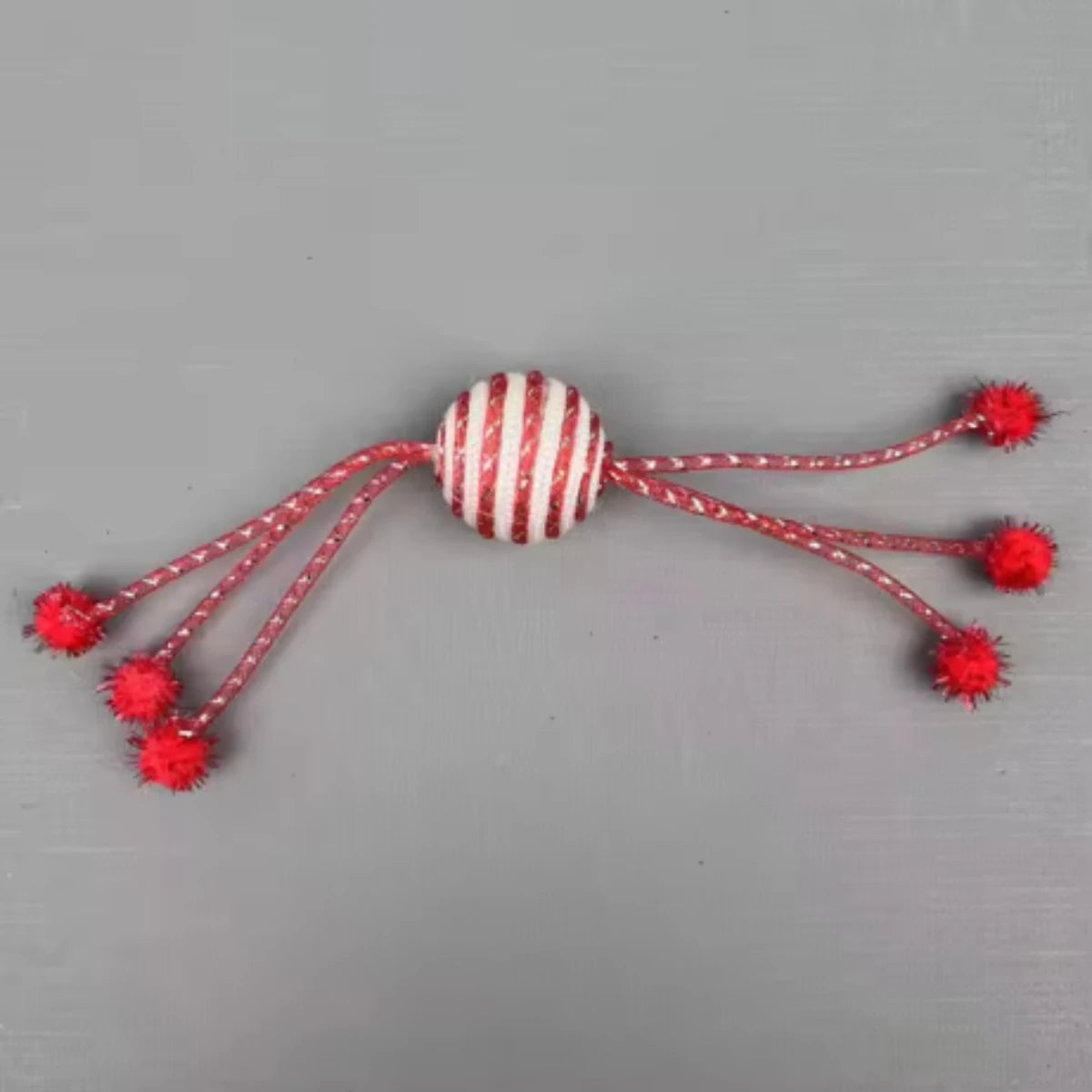 Cat Toy for Cats Network Tube Wrapping Rope Ball Kitten Self Hi Toy Playing Six Claw Ball Cat Toys Interactive