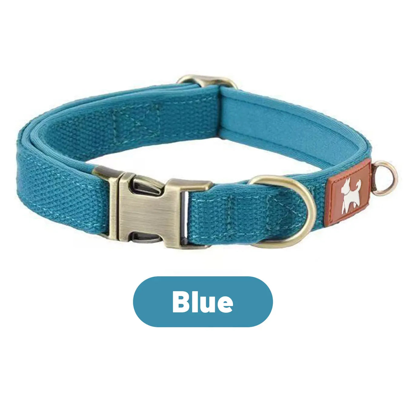 Zoomie Pawz Double- Layered Soft Dog Collar