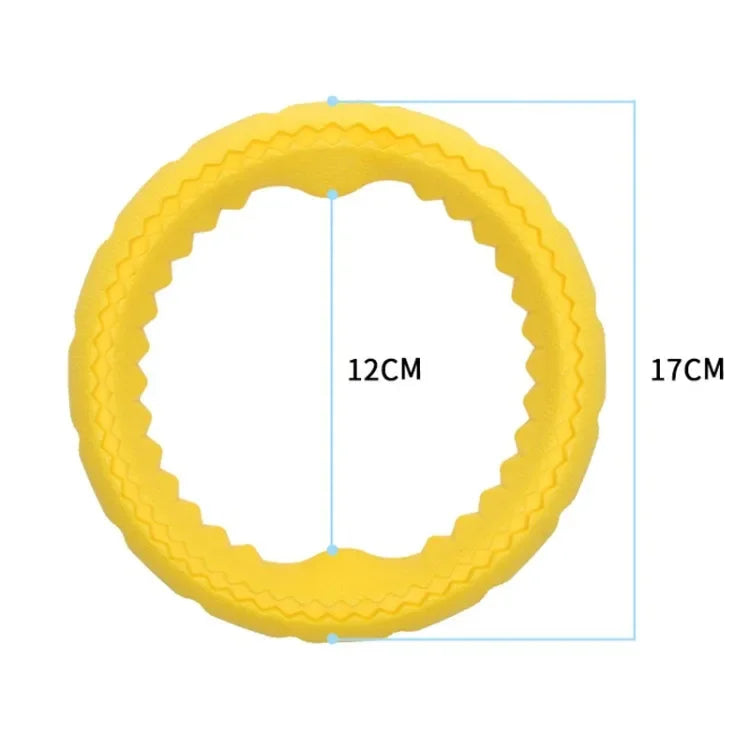 Zoomie Pawz Durable Fly, Fetch, and Float Ring Dog Toy