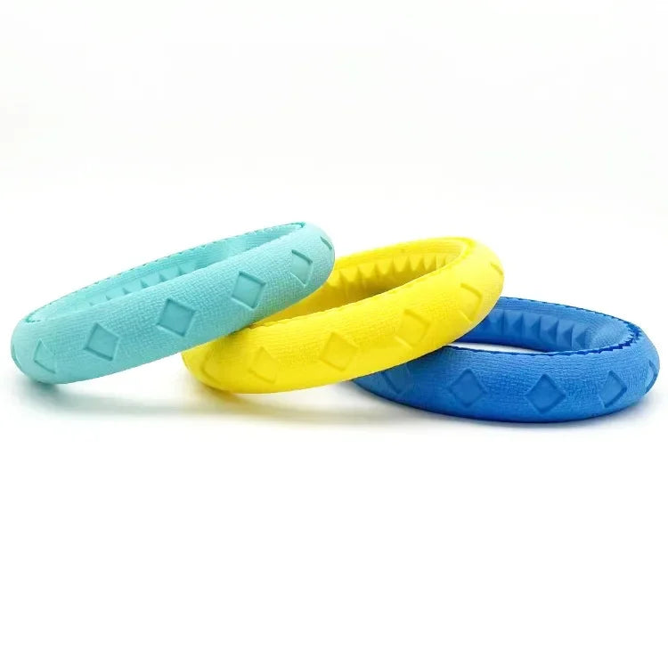 Zoomie Pawz Durable Fly, Fetch, and Float Ring Dog Toy