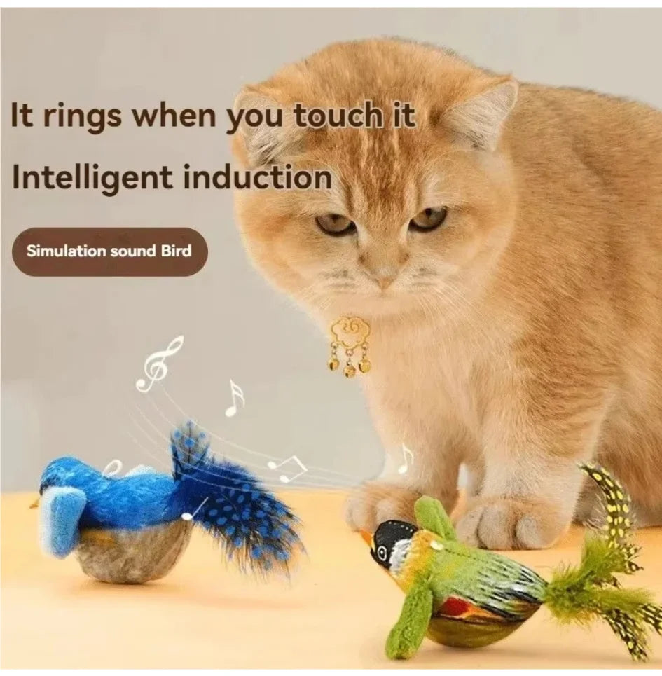 Cat Toys For Indoor Cats Interactive Cat Toy Realistic Bird Sound Cat Toy Plush Cat Toy Catnip Cat Toy for Cats Kitten Toy