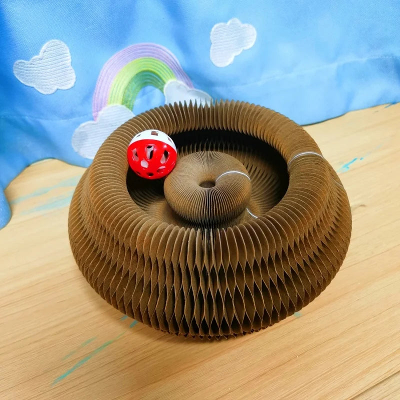 Interactive Cat Scratcher Toy - Fun Teaser & Scratch Board. Durable, Encourages Natural Play. Perfect Gift for Cats! Shop Now.