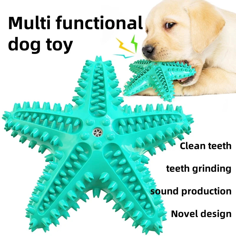 Zoomie Pawz Starfish Squeaky Chew Toy