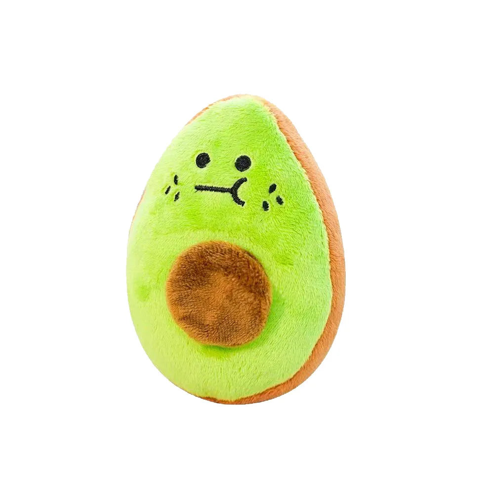  Cat Dog Toys Chew Squeak Toy Cats Dogs Interactive Plush Fruit Snacks And Vegetable Doll Pet Products