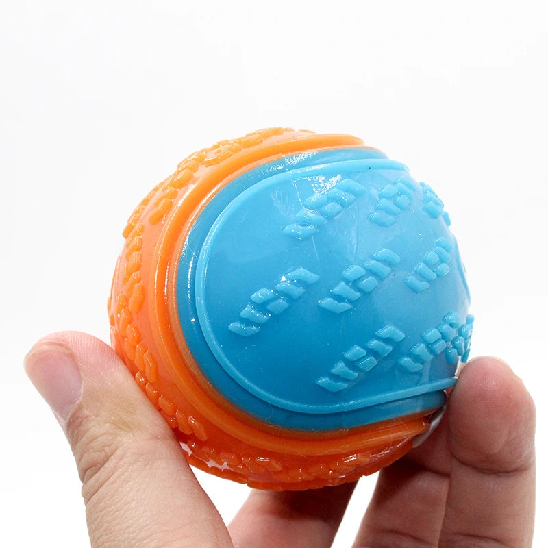 Zoomie Pawz Interactive Soft Squeaky Dog Ball