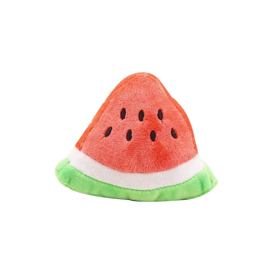  Cat Dog Toys Chew Squeak Toy Cats Dogs Interactive Plush Fruit Snacks And Vegetable Doll Pet Products