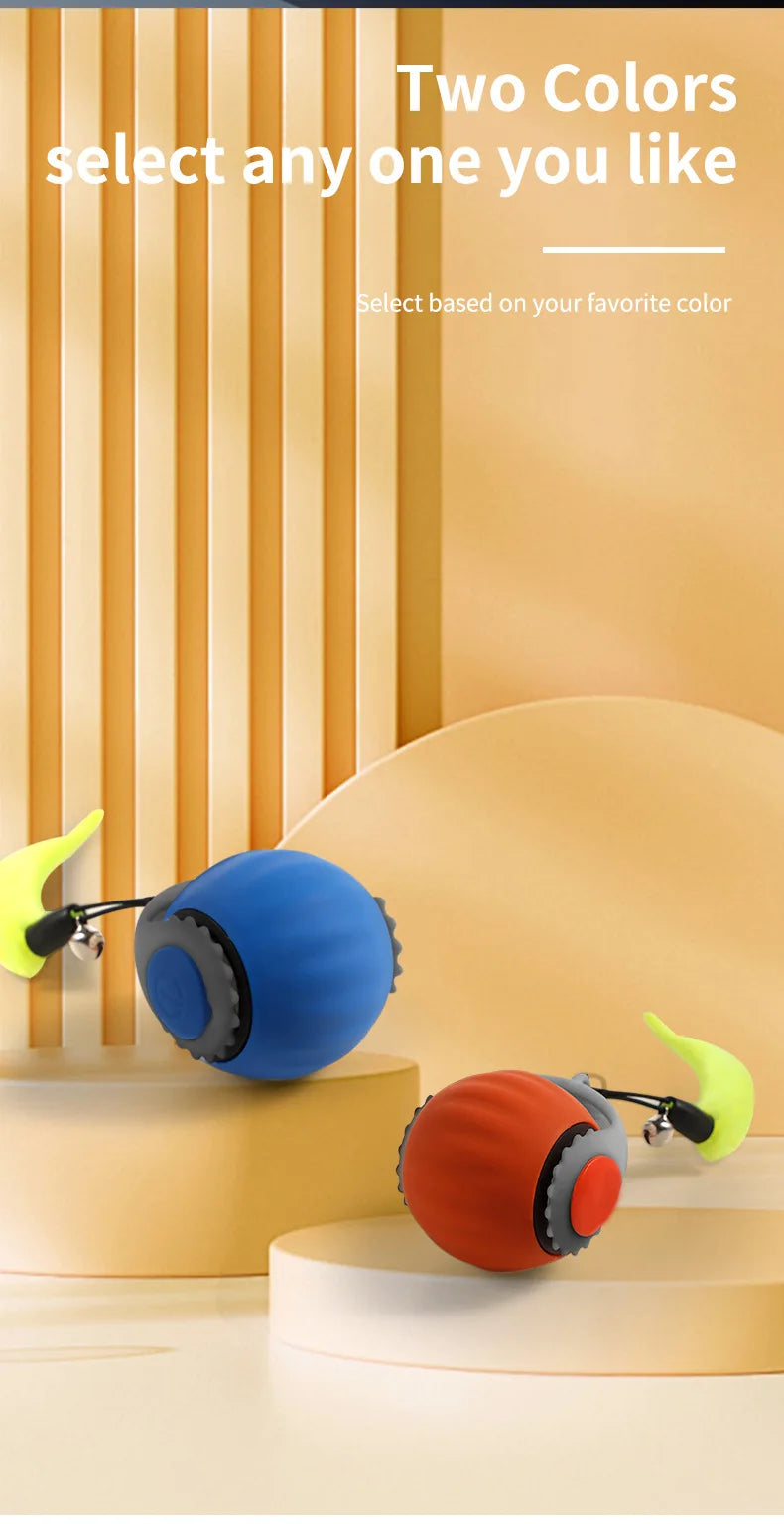 Pet teasing cat ball smart cat toy rolling ball electric cat toy self-hi boredom chug ball