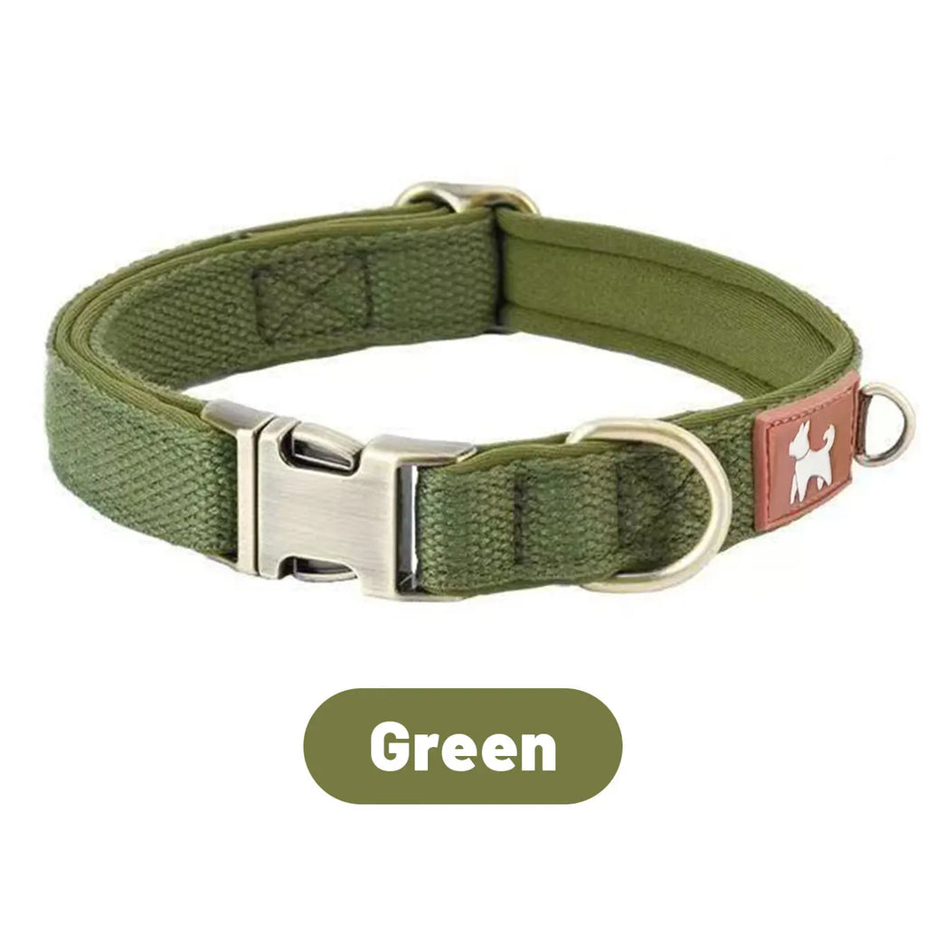 Zoomie Pawz Double- Layered Soft Dog Collar