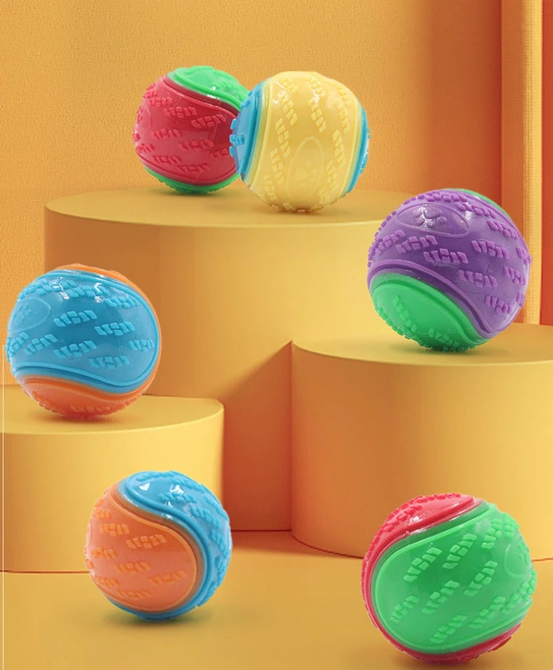 Zoomie Pawz Interactive Soft Squeaky Dog Ball