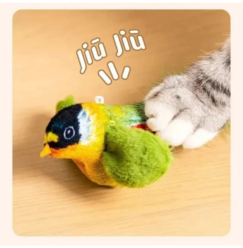 Cat Toys For Indoor Cats Interactive Cat Toy Realistic Bird Sound Cat Toy Plush Cat Toy Catnip Cat Toy for Cats Kitten Toy