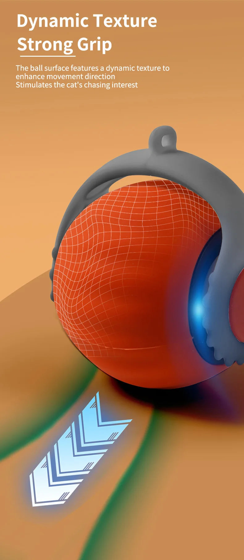 Pet teasing cat ball smart cat toy rolling ball electric cat toy self-hi boredom chug ball