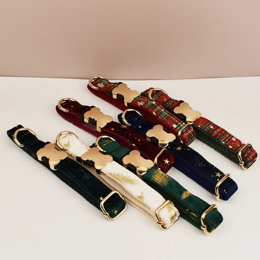 Premium Custom Engraved Dog Collar for Small Medium Large Dogs Pet Supplies with Nameplate - Durable Comfortable Fit