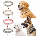 Zoomie Pawz Hand-Woven Diamond Pattern Dog Collar