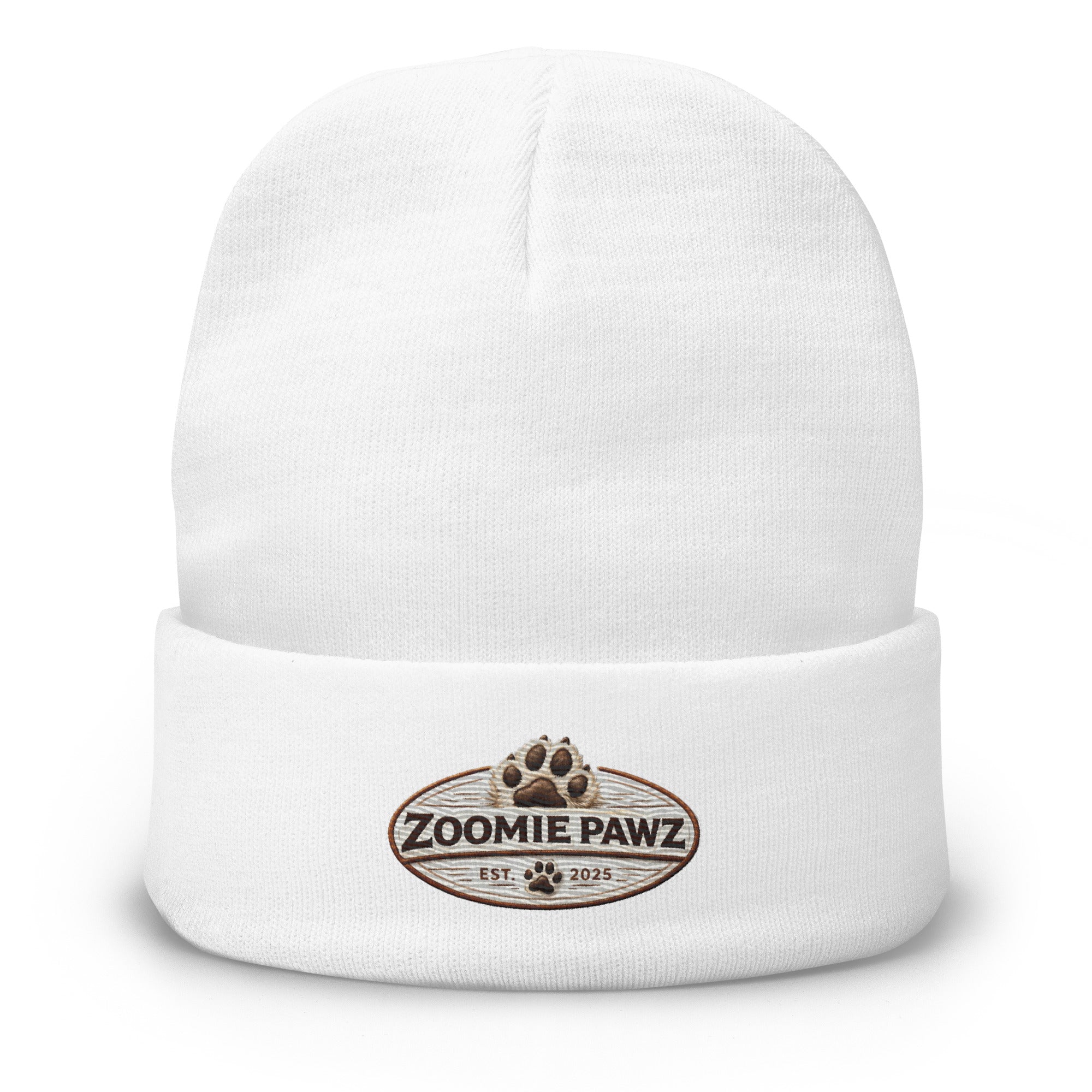 Zoomie Pawz Embroidered Beanie